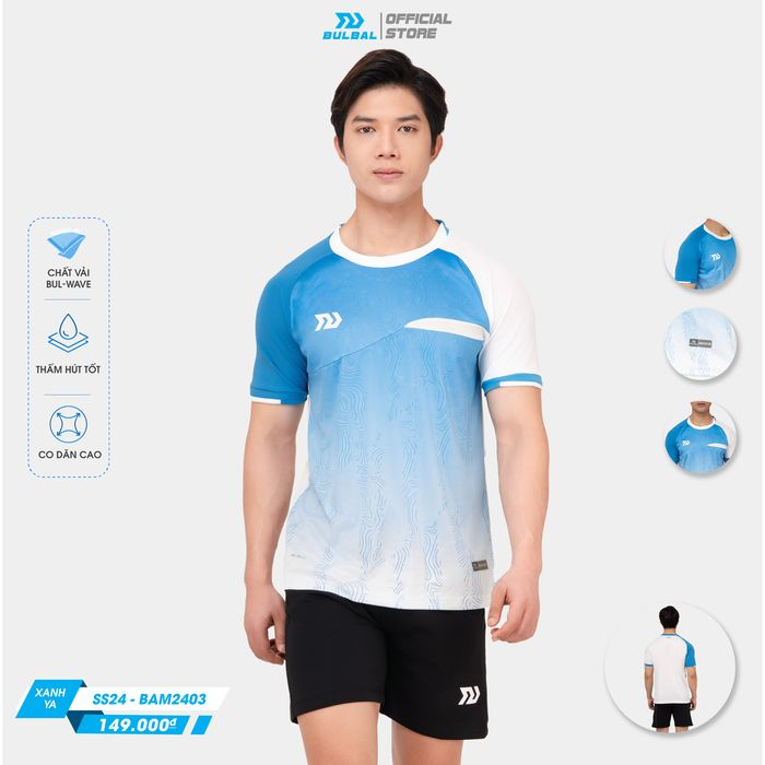 Áo cầu lông Bulbal BAM2403 Nam - Xanh