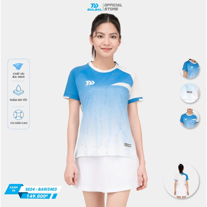 Áo Cầu Lông Bulbal BAW2403 NỮ - Xanh