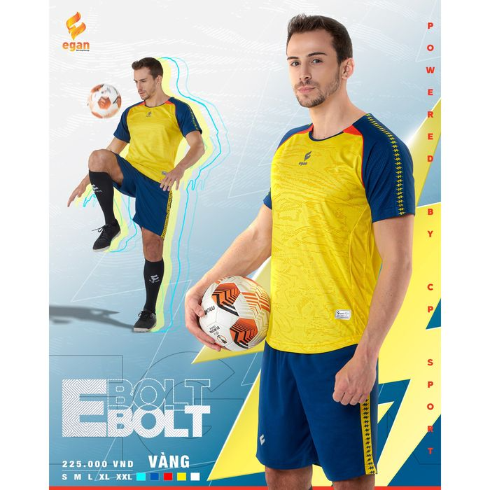Quần Áo  Bóng Đá Không Logo Egan Ebolt - Vàng