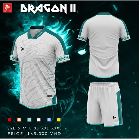 Quần Áo Bóng Đá Không Logo JP Dragon 2 - Xám