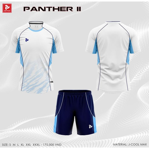 Quần Áo Bóng Đá Không Logo JP Panther 2 - Trắng
