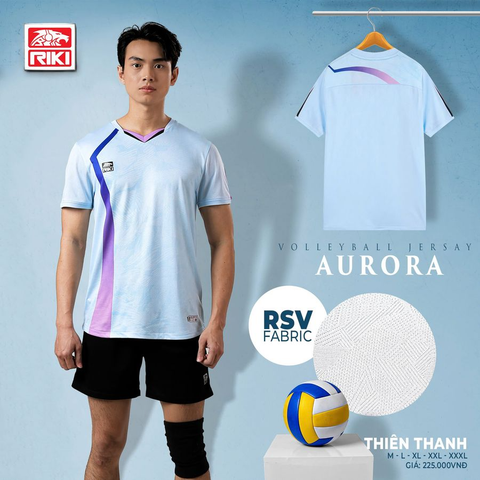Quần Áo Bóng chuyền Riki Aurora NAM