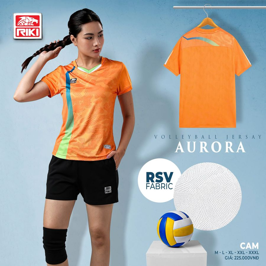 Quần Áo Bóng chuyền Riki Aurora Nữ