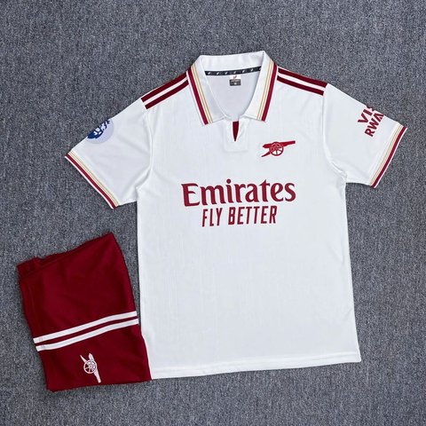 Quần Áo Bóng Đá  CLB ARSENAL 25/26 - Trắng đỏ
