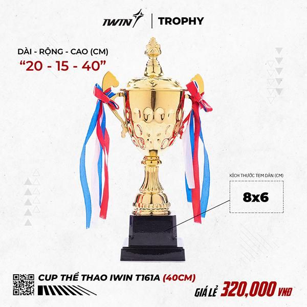 CUP THỂ THAO HÌNH CHỐP T161A