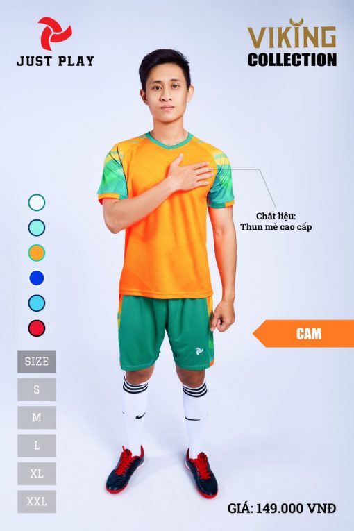 Quần áo bóng đá Viking Cam