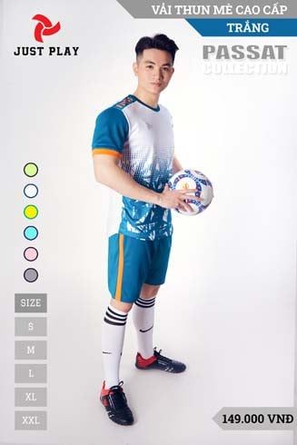 Đồ đá bóng Passat Trắng