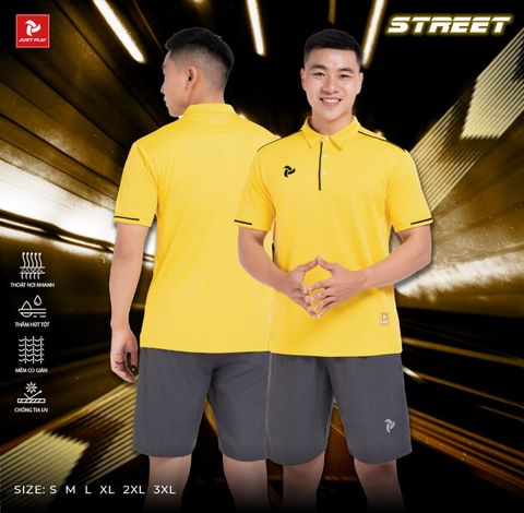 Áo Polo Thể Thao JP Street - Vàng