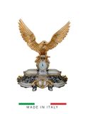  Vật Trang trí hình đồng hồ tự do với cánh chim ưng bằng bột đá 16603G-MS 