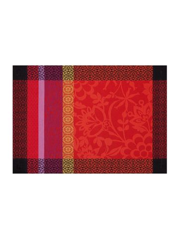 Khăn Trải Bàn PLACEMAT 54X38 cm PROVENCE STRAWBERRY màu đỏ 100%COTTON - 17707