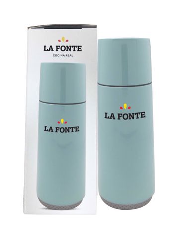  Bình giữ nhiệt LAFONTE 370ml màu xanh- 000884 