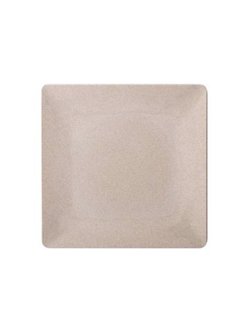  Dĩa vuông melamin KORMEL 220mm màu kem E10507 