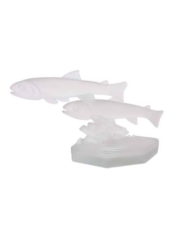  Tượng pha lê 2 con cá Tom Bohemia 