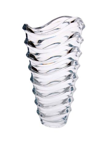  Bình hoa pha lê wave Bohemia Crystal 