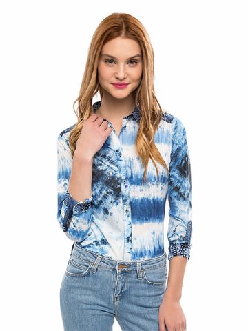  áo sơ mi dài tay nữ SHIRT, size XL < 