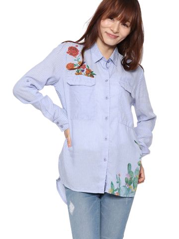  Áo dài tay nữ size  S,   72C2YA65039S,   Desigual   SS17-1 