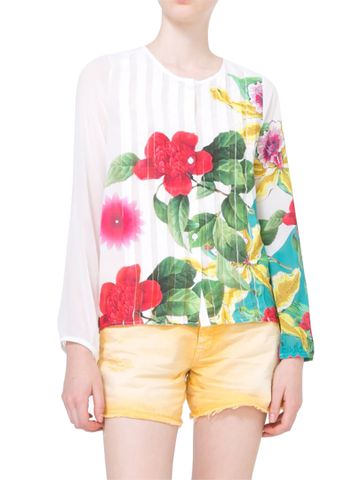  Áo dài tay nữ size  M,   72C2EE61000M,   Desigual   SS17-1 