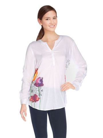  Áo dài tay nữ size  S,   72B2EA61001S,   Desigual   SS17-1 