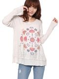  Áo dài tay nữ size  S,   71T2WY31040S,   Desigual   SS17-1 