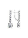  Bông tai Sokolov bạc đính kim cương zirconia - 94022529 