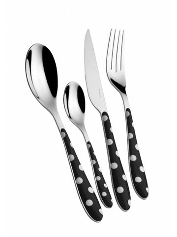 Hình ảnh BỘ DAO MUỖNG NĨA 24 MÓN BUGATTI POIS ĐEN PSNU-014F50 đa năng trong gian bếp