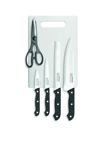 Bộ dao kéo kèm thớt CS NOVA 5 món - 009533