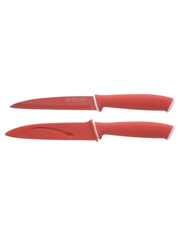 Hình ảnh DAO BẾP CS GOOD4U MÀU ĐỎ 13CM 029760 đa năng trong gian bếp