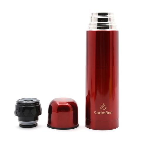  Bình Giữ Nhiệt Inox Carlmann 500ml màu đỏ - BES551-R 