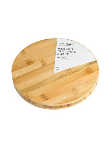 Thớt tròn tre tự nhiên Moriitalia ⌀28 x 2.5