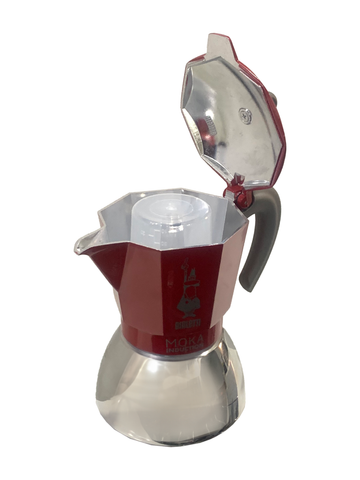 Hình ảnh BÌNH PHA CÀ PHÊ BẾP TỪ BIALETTI NEW MOKA INDUCTION RED 6 CUPS 0006946/NP