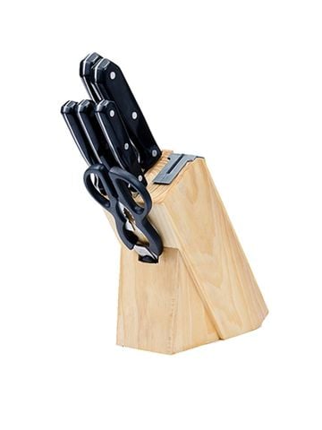 Hình ảnh BỘ DAO BẾP 7 MÓN HOME KITCHEN NBC0111F đa năng trong gian bếp