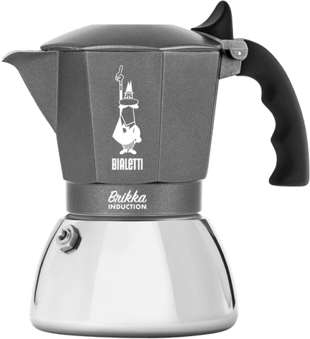 Hình ảnh BÌNH PHA CÀ PHÊ BẾP TỪ BIALETTI BRIKKA INDUCTION 4 CUPS 0007317