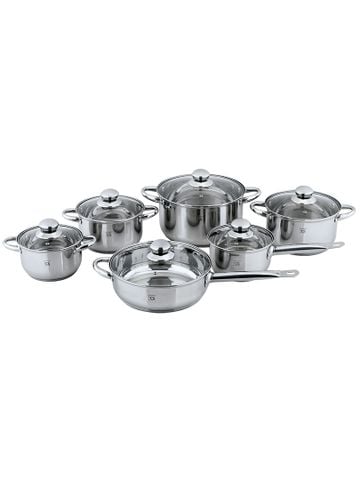 Hình ảnh BỘ NỒI INOX KASSEL 12 MÓN - 060343
