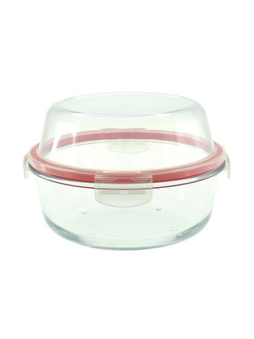 Thố thuỷ tinh Carlmann cao có nắp khoá 1.2 lít - HRD10