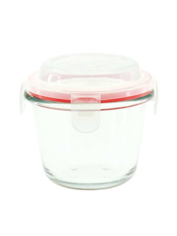 Thố thuỷ tinh Carlmann cao có nắp khoá 0.24 lít - HRD7