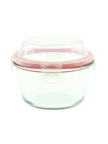 Thố thuỷ tinh Carlmann cao có nắp khoá 0.5 lít - HRD8