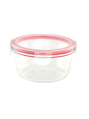 Thố thuỷ tinh tròn Carlmann có nắp khoá 0.45 lít - LRD2