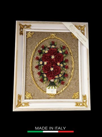 Khung tranh trang trí với hoa sứ lớn Artre Ca.Sa. ART.5641