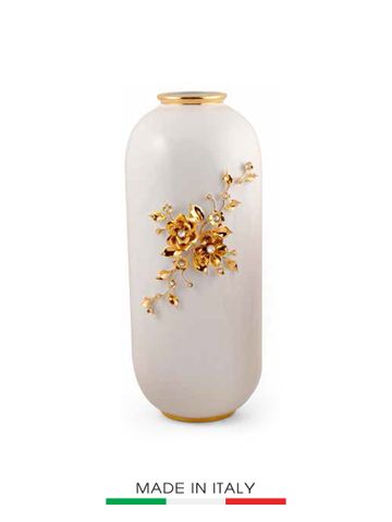 Bình hoa trang trí BC mạ vàng cao 50cm - 574-BO-STR