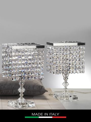 Đèn bàn DEBORA Paris mạ vàng trang trí bằng pha lê - DC2002