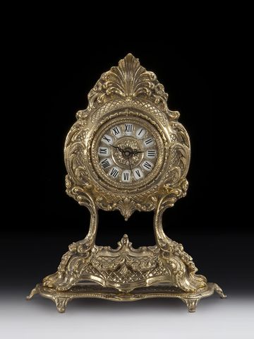 Đồng Hồ Để Bàn Hình Hoa Bằng Đồng Virtus - 130048