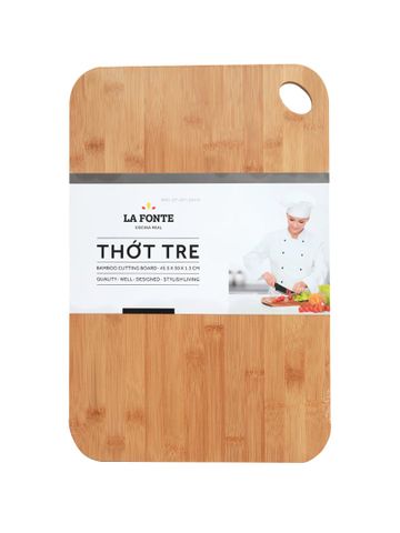 [MỚI] Thớt tre La Fonte 45.5x30x1.3 cm - 180602