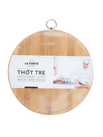 [MỚI] Thớt tre La Fonte 23x2x23cm - 180657