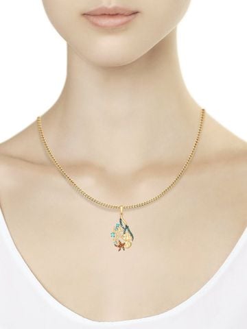 Mặt dây chuyền bằng  vàng "cá vàng" -  35136