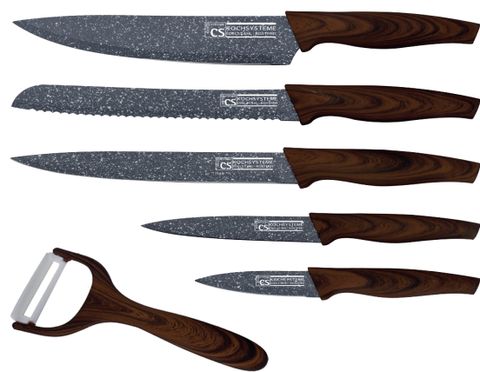Bộ Dao Thép Không Gỉ CS Tráng Lớp Chống Dính - 064631