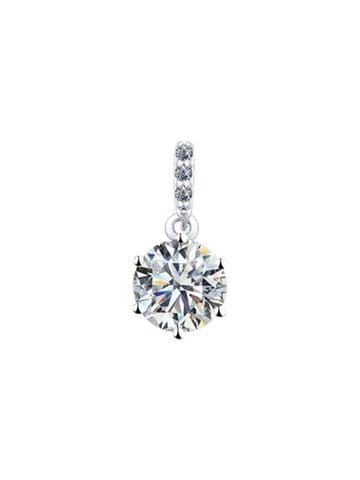Mặt dây chuyền bạch kim 925, có đính đá swarovski cz - 89030002
