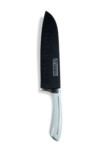 Hình ảnh DAO THÉP KHÔNG GỈ TRÁNG LỚP TITAN (SANTOKU KNIFE) - 070571 đa năng trong gian bếp