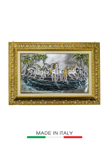 Khung Tranh Trang Trí Hình Con Ngựa 40x70cm - 80109