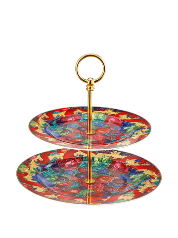 Khay 2 Tầng Bằng Sứ Versace - 409946.25310