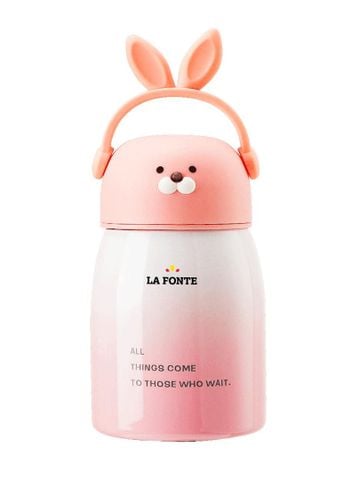 Bình giữ nhiệt Em Bé 2 Lớp La Fonte Màu Hồng 280ml - 006651-Pin